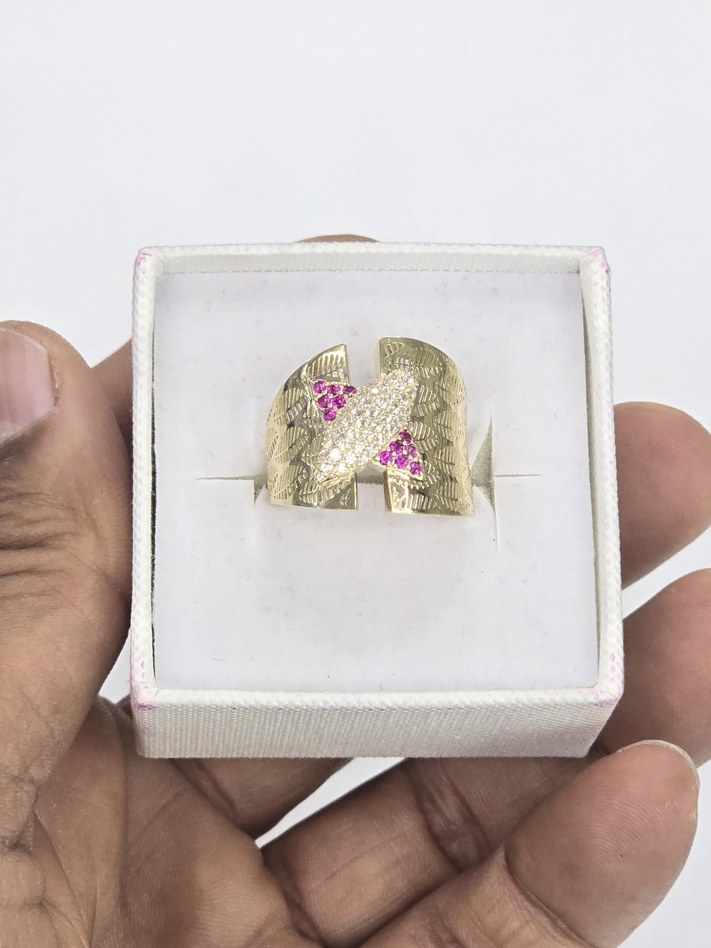 10kt Real Gold Fancy Ring For Women
